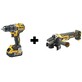 Набор аккумуляторных инструментов DeWalt DCD791P2SAG (Шуруповерт DCD791P2 + МШУ DCG405N)