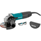 Машина шлифовальная угловая Makita 9558HN + Очки защитные Makita PGW-180110/CLEAR